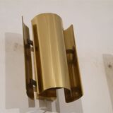 Pair of Scandinavian brass wall lights by Falkenberg
