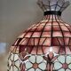Tiffany-style lamp in mother-of-pearl.