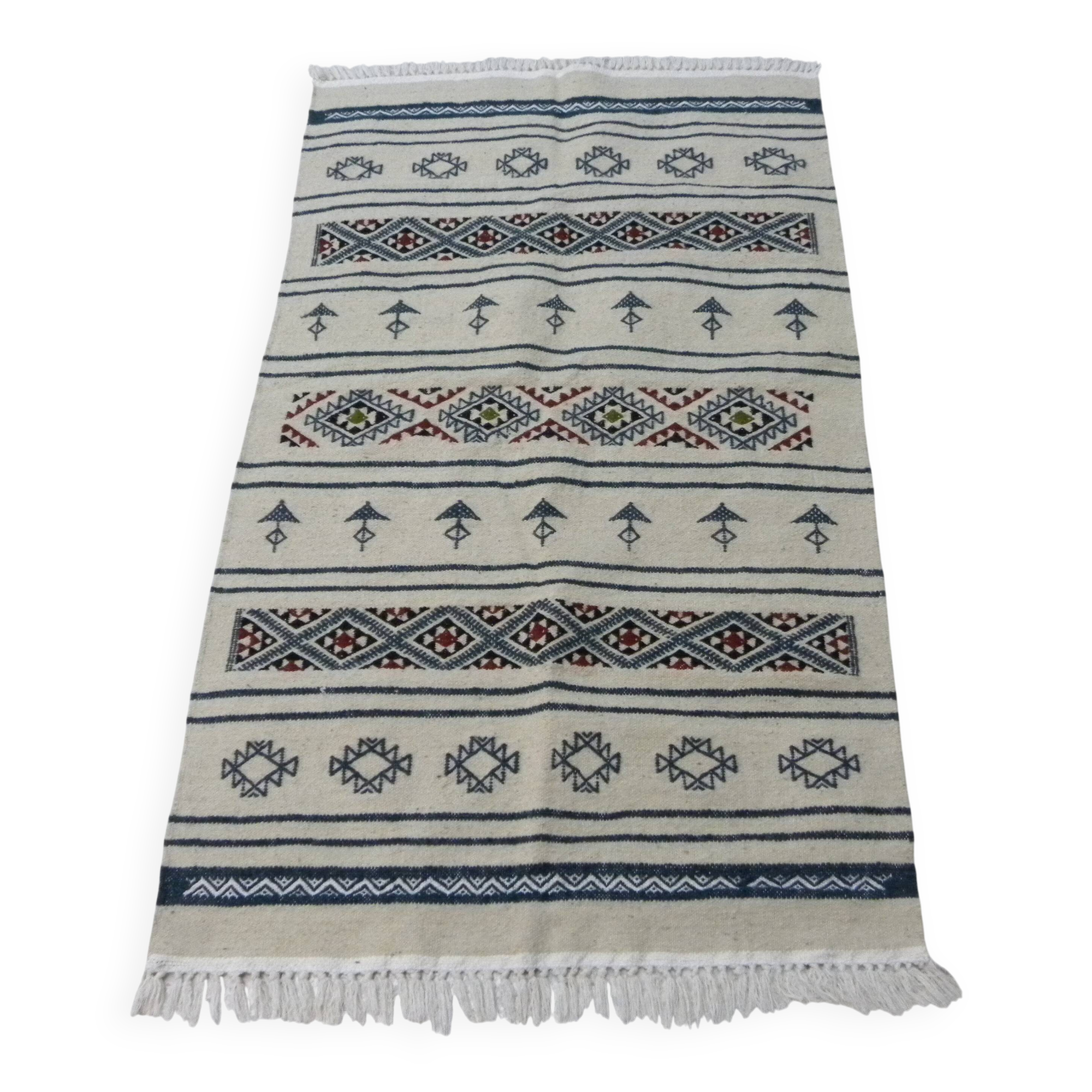 Traditional Tunisian Berber Rug, Berber Accent Rug