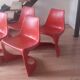 Cantilever 290 red model chairs edited by Cado