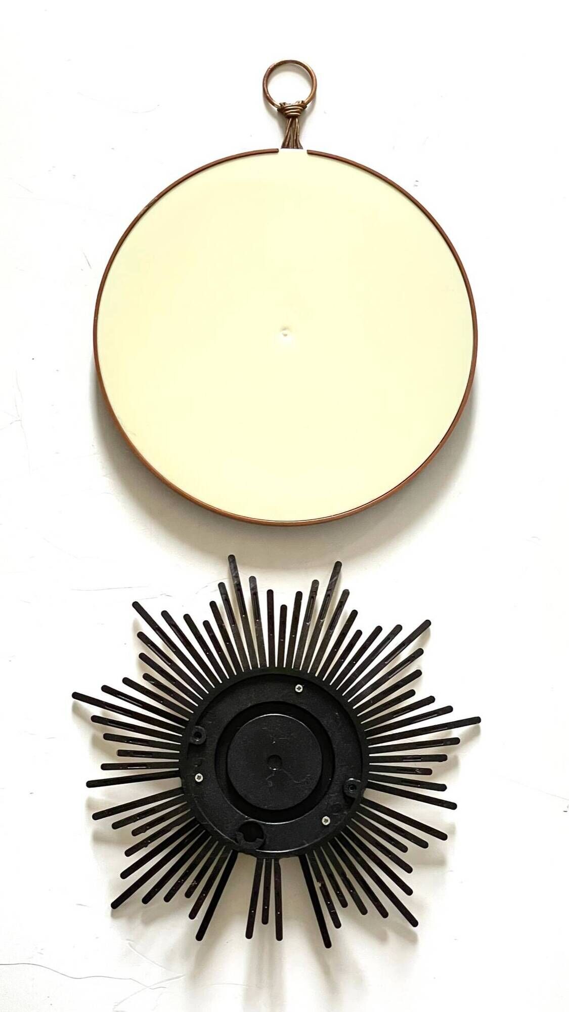 2 SUN MIRRORS Vintage