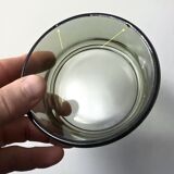 Lazy Susan snack tray with 6 bowls, Denmark, 1960s – Ø 49 cm