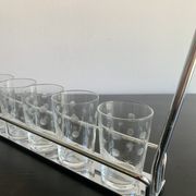 Set of 6 glasses,  1960s