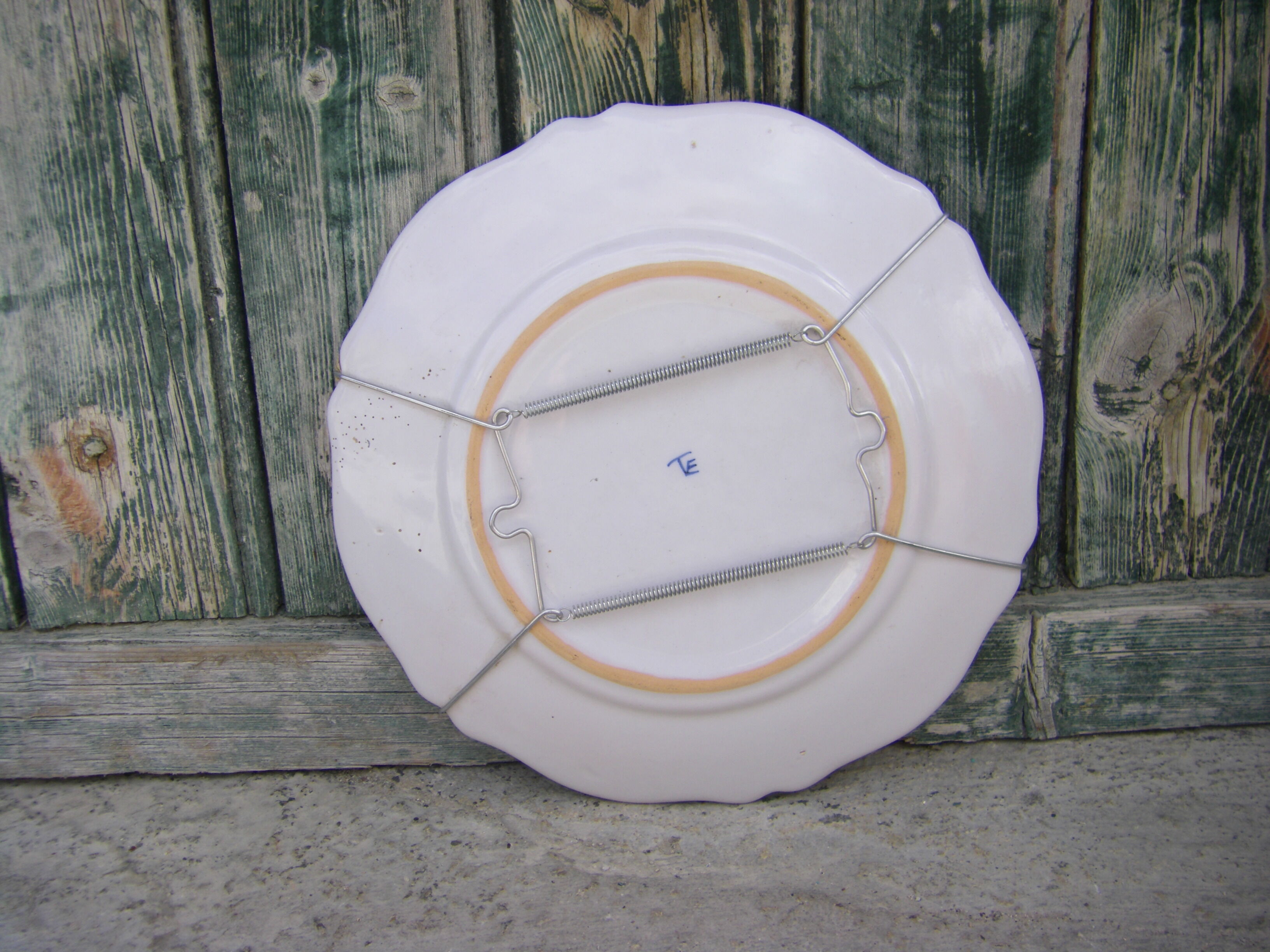 Earthenware plate by Émile Tessier