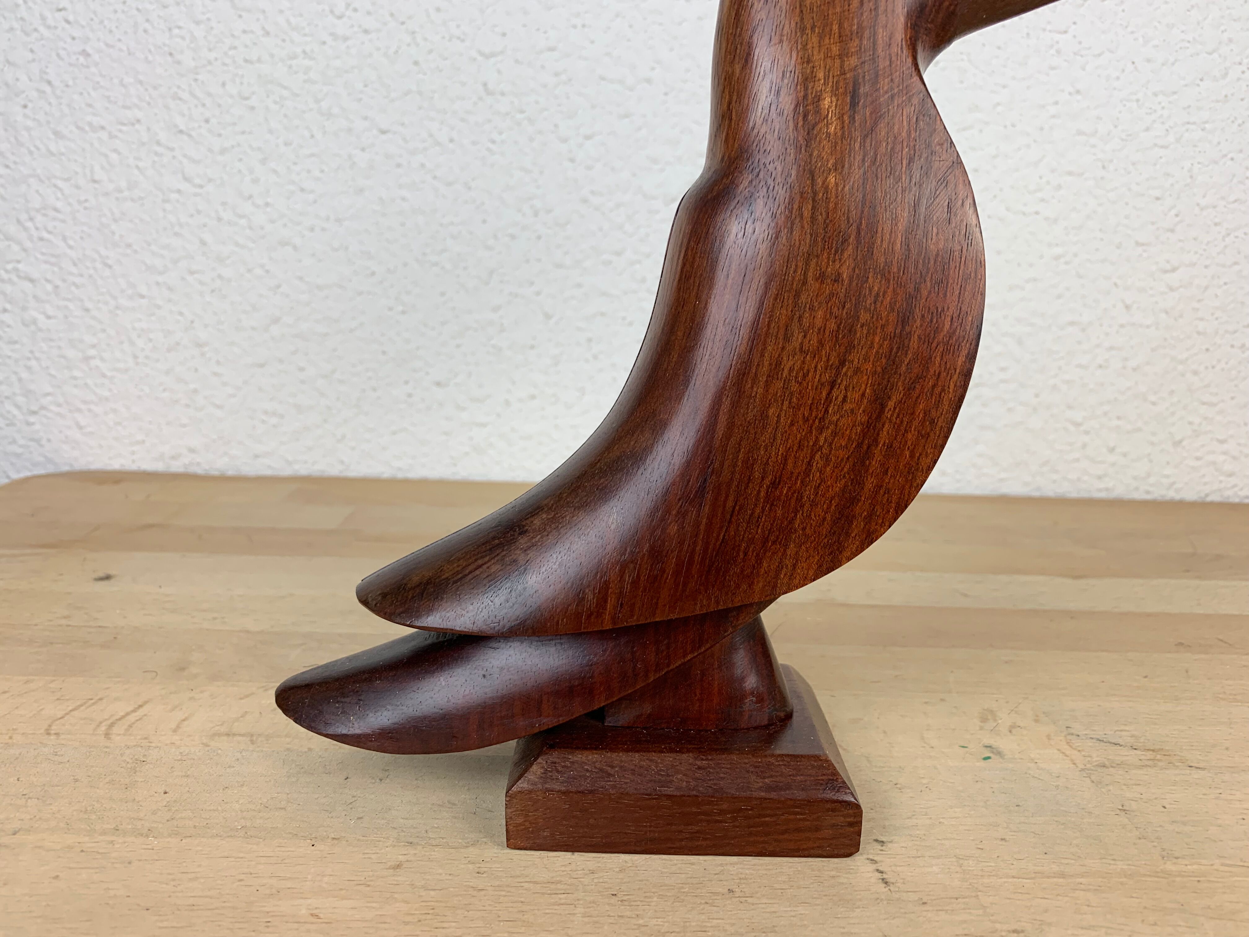 Letter door toucan Scandinavian wood sculpture