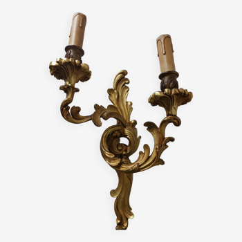 Louis XV style 2-branched wall light