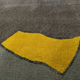 Tisca modernist hand-tufted wool rug France 1980s