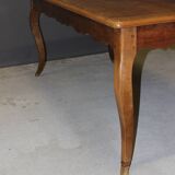 Louis XV Style Table in Walnut, Late 19th Century