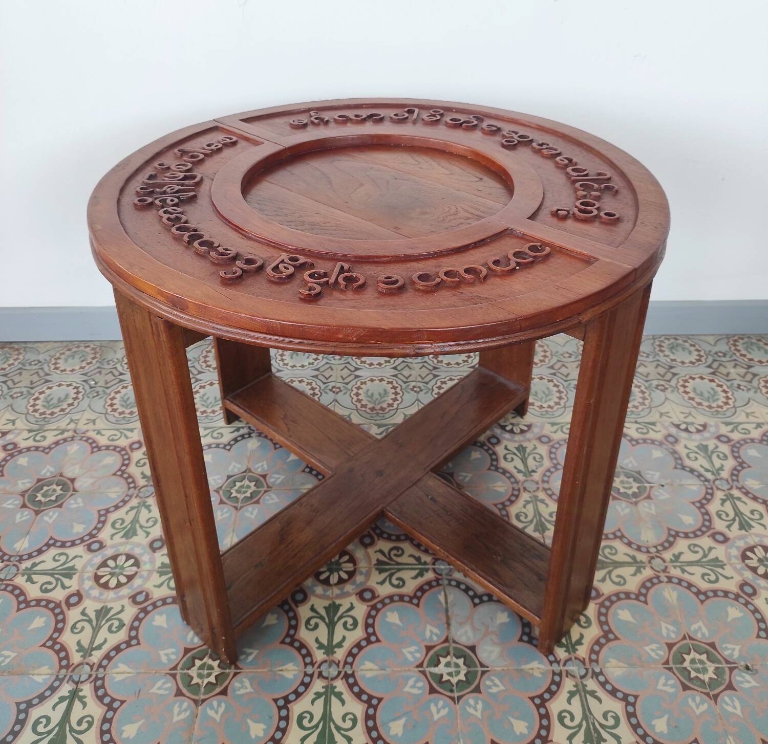 Burmese teak garden furniture