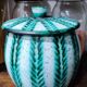 Vallauris ceramic covered pot signed Charles Voltz