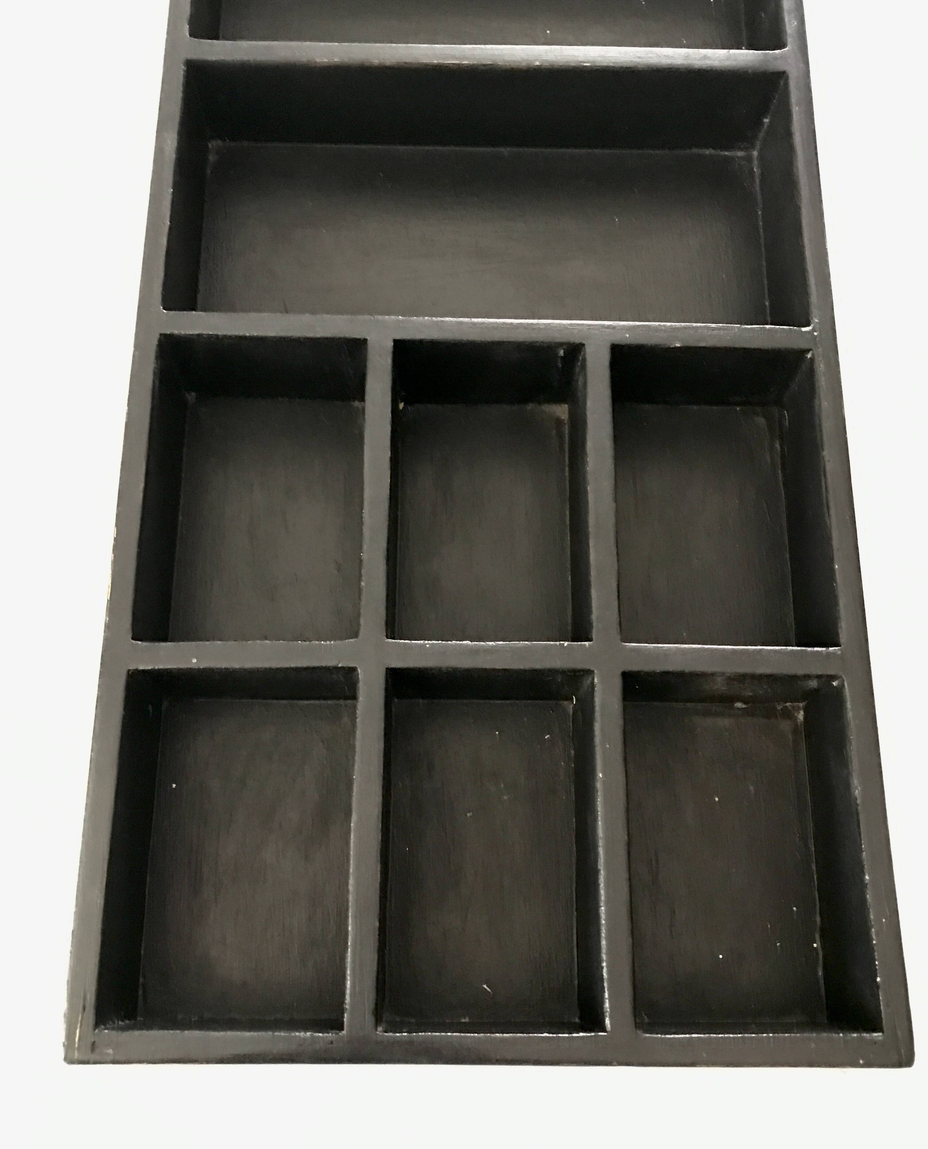 Small vintage wooden shelf