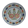 Old Plate Deco QUIMPER HB France Blue Ceramics - Vintage Painted Drawing