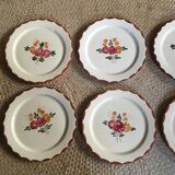Série de 8 assiettes à dessert