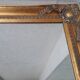 Rectangular gold mirror