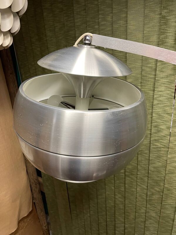 Lampadaire arc chromé design Bertrand Balas Ep 70