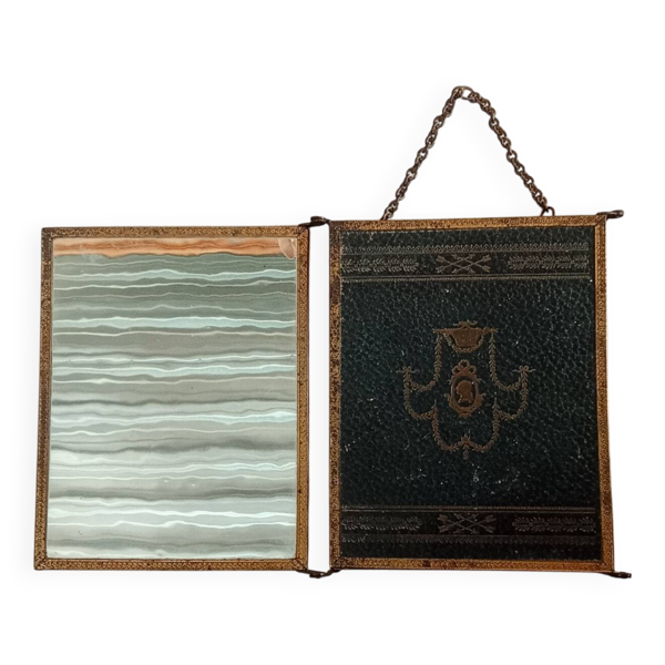 Ancien miroir triptyque