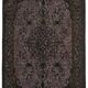 Overdyed Wool Vintage Handmade Carved Rug 166 cm x 305 cm
