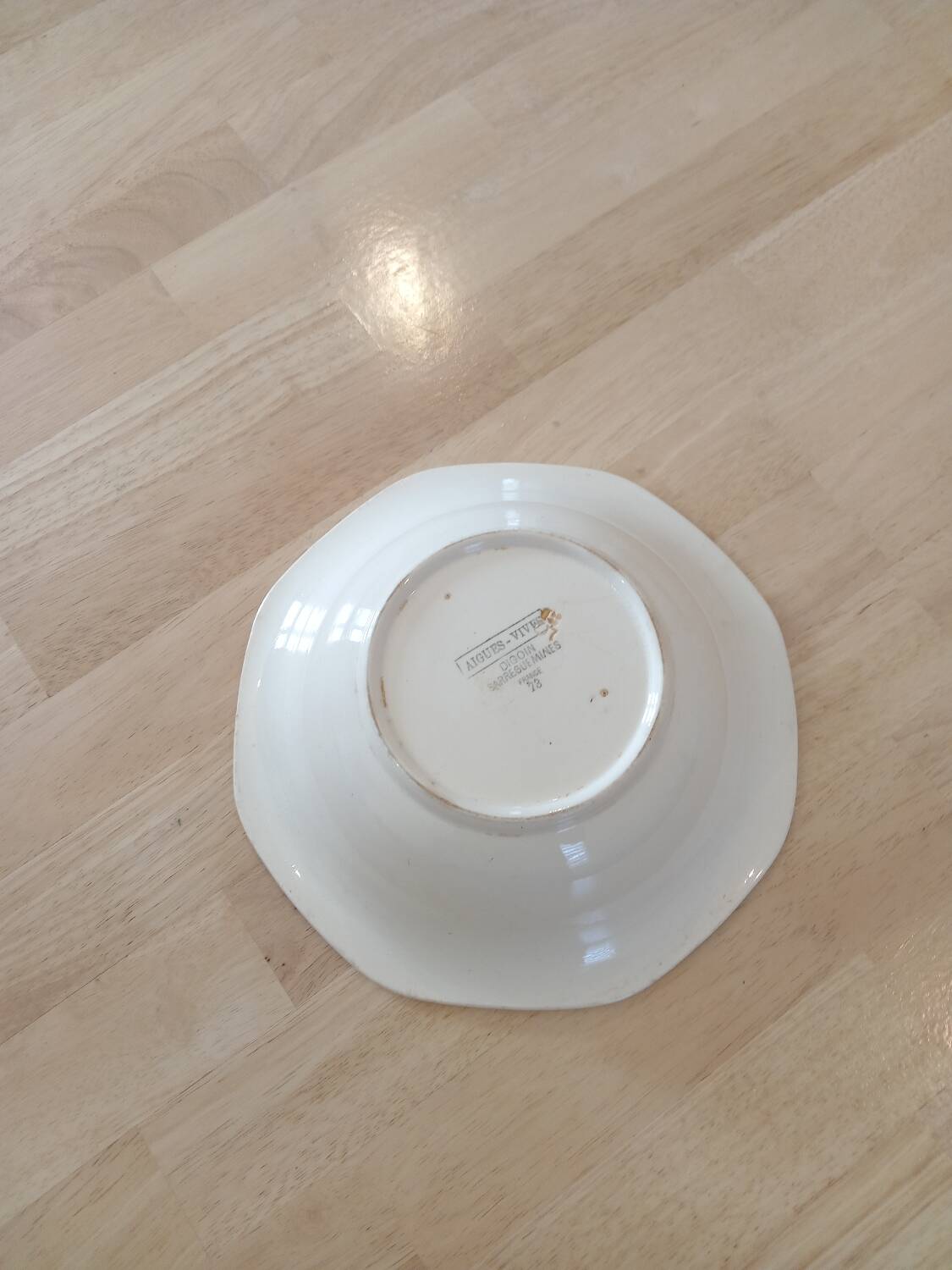 Sarreguemines Aigues-Vives salad bowl