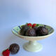 Compote dish in iron earth