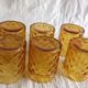Série de 6 verres vintage "ananas"