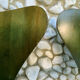 Suite of 4 chairs 3107 olive color, series 7 Arne Jacobsen for Fritz Hansen 1978