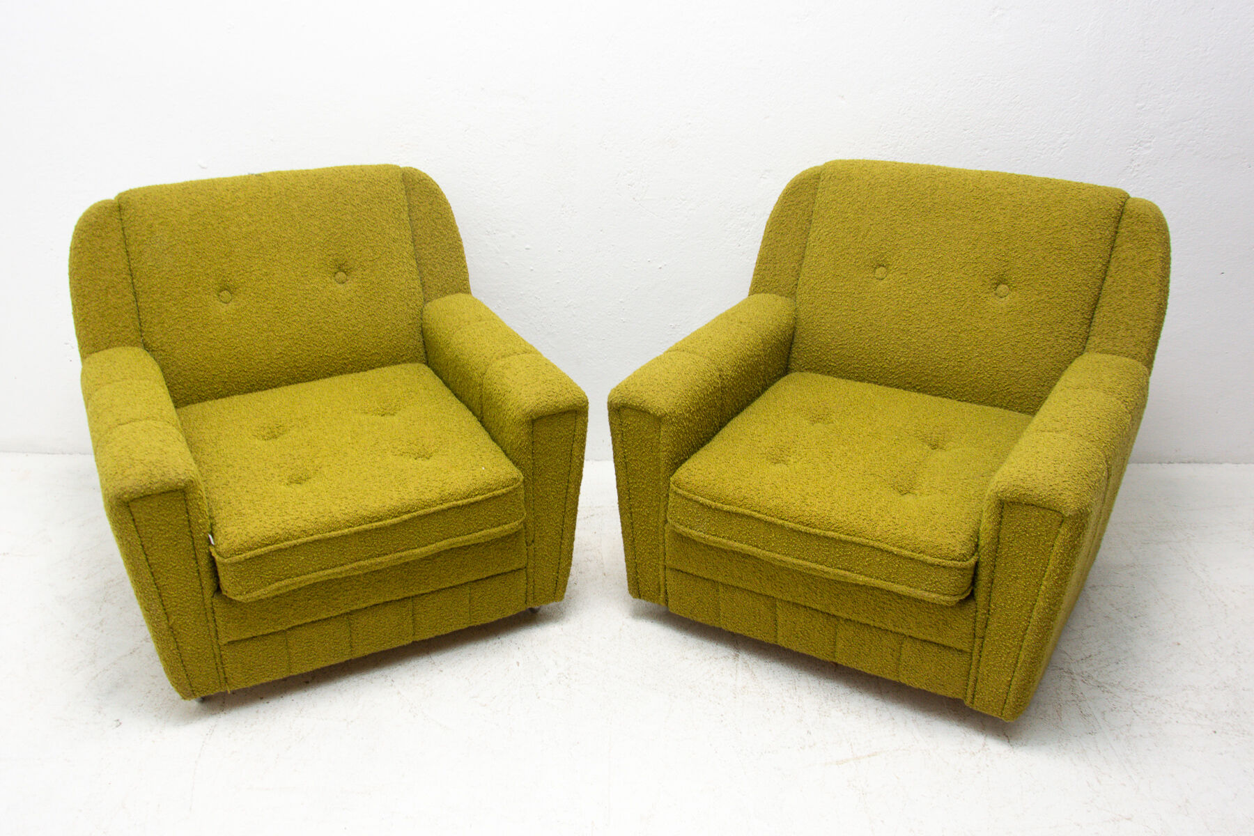 Eastern bloc vintage living room set, Czechoslovakia, 1970
