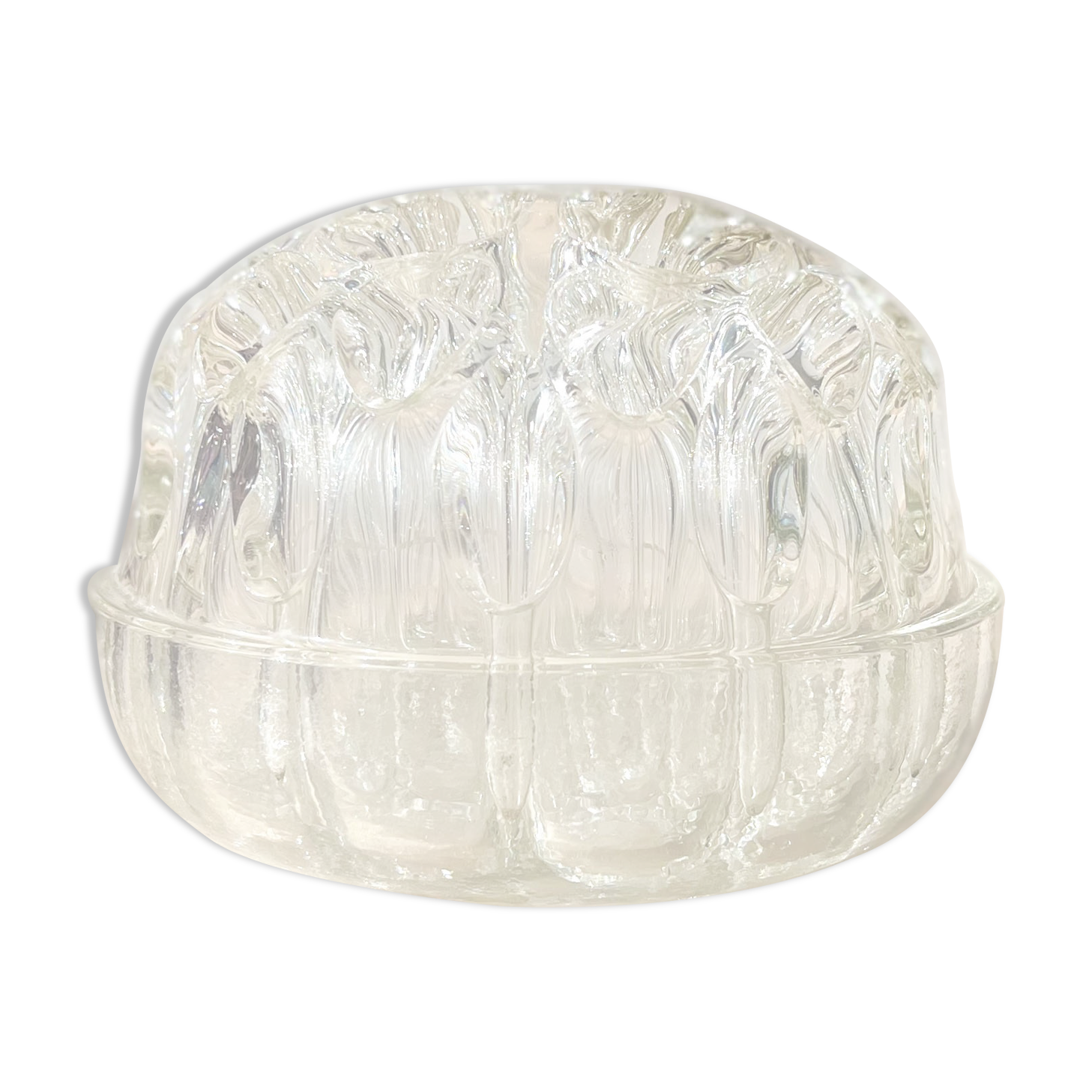 Vintage glass flower pick N5 Made in France