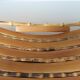 Vintage bamboo fruit basket from the 60s and 70s