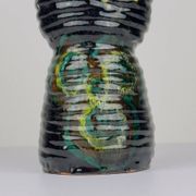 Vintage glazed pottery vase, former Yugoslavia, 1970s.