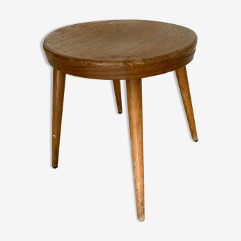 Tabouret petite table pieds compas