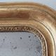 Old gilded mirror and old mercury glass - wall mirror with gold leaf