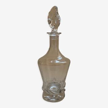 Carafe à vin en cristal de Daum, modèle Sorcy