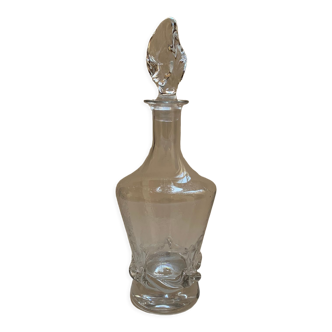 Carafe à vin en cristal de Daum, modèle Sorcy