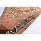Vintage Turkish Hand-Knotted Wool Cotton Orange Runner 159x366