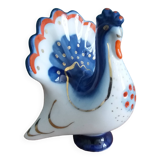 Lomonosov Russian zoomorphic peacock pepper shaker