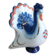 Lomonosov Russian zoomorphic peacock pepper shaker