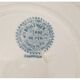 Set of 6 Terre de Fer Champigny pattern soup plates