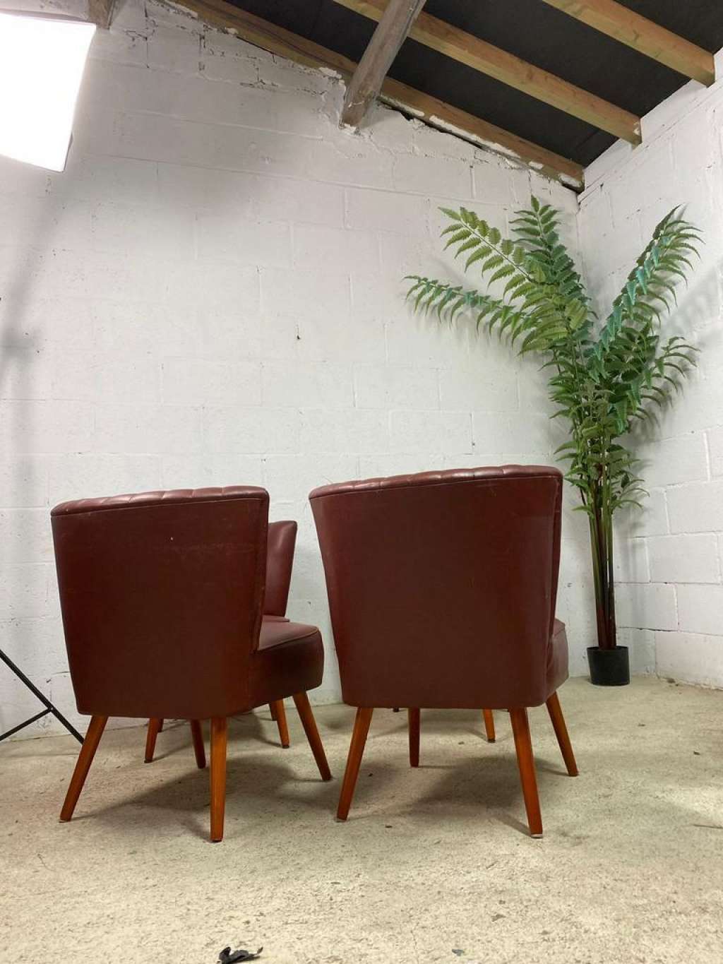 Vintage cocktail chair armchair single-seater