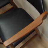 Ensemble de six chaises en teck, design danois, années 1970, fabrication : Farstrup Møbler