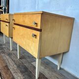 Pair of vintage bedside tables / nightstands