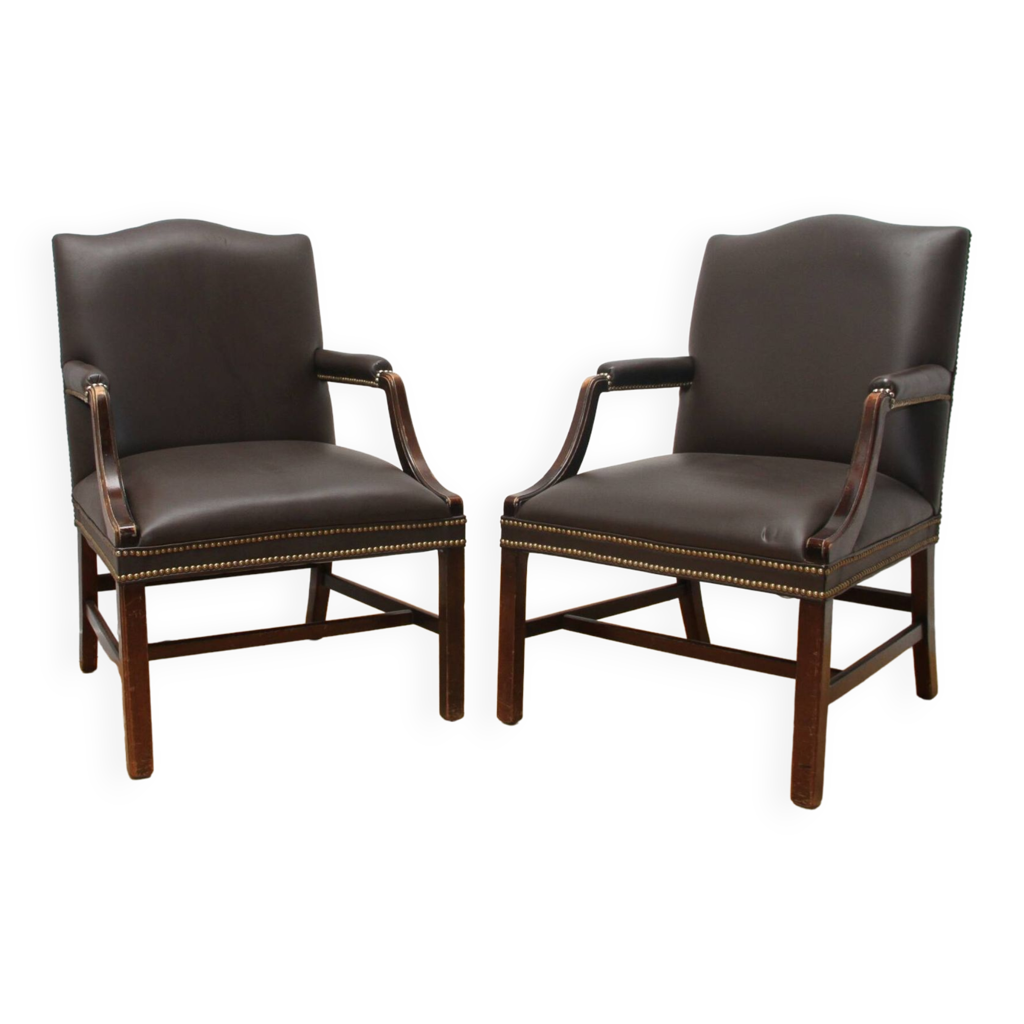 Pair of Empire style armchairs
