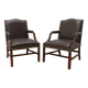 Pair of Empire style armchairs
