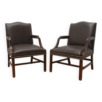 Pair of Empire style armchairs