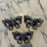 Vintage silver-plated butterfly catchall tray