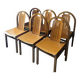 6 chaises designer Baumann modèle iconique Argos