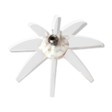 André Jean Doucin design ceiling light vintage 1970
