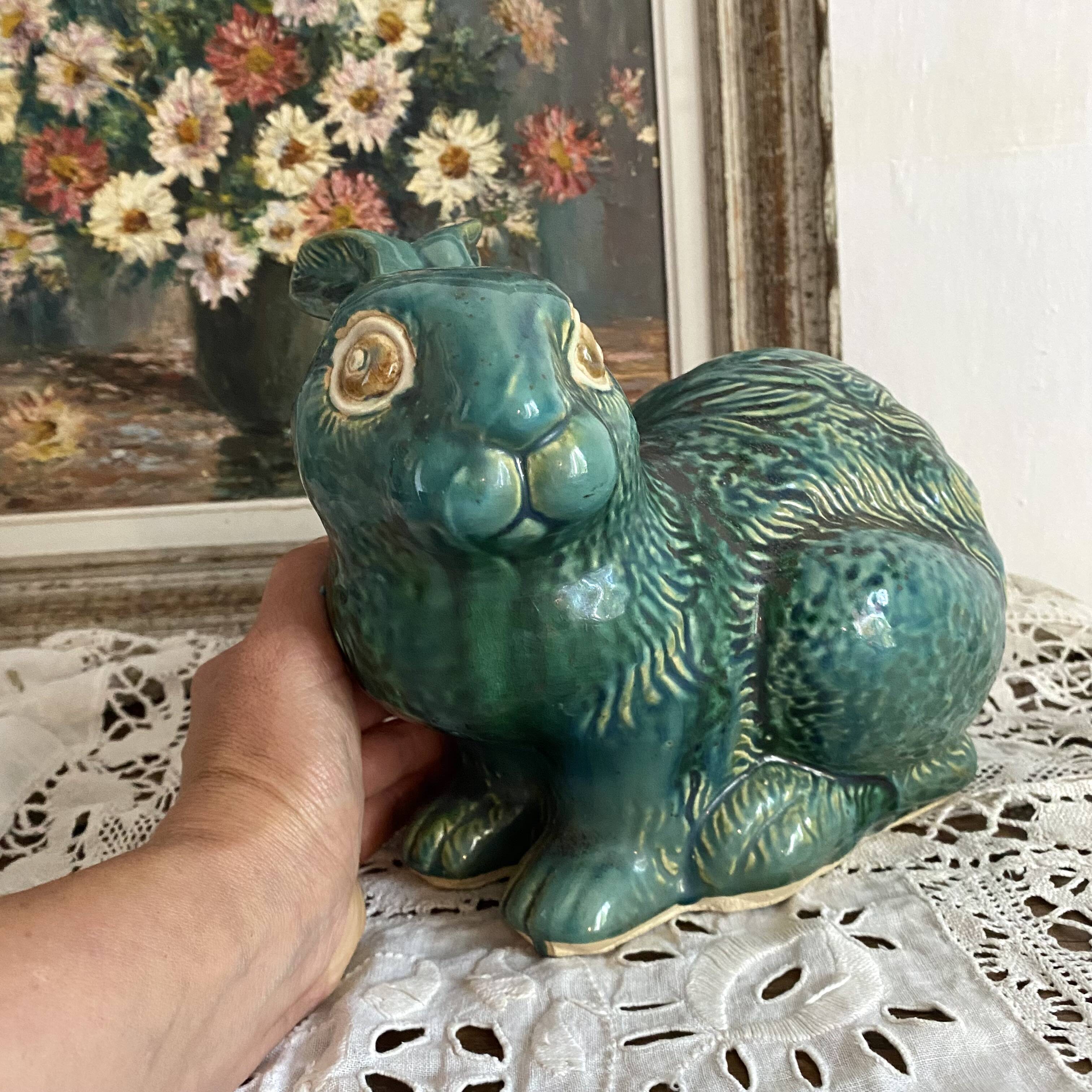 Large ceramic rabbit