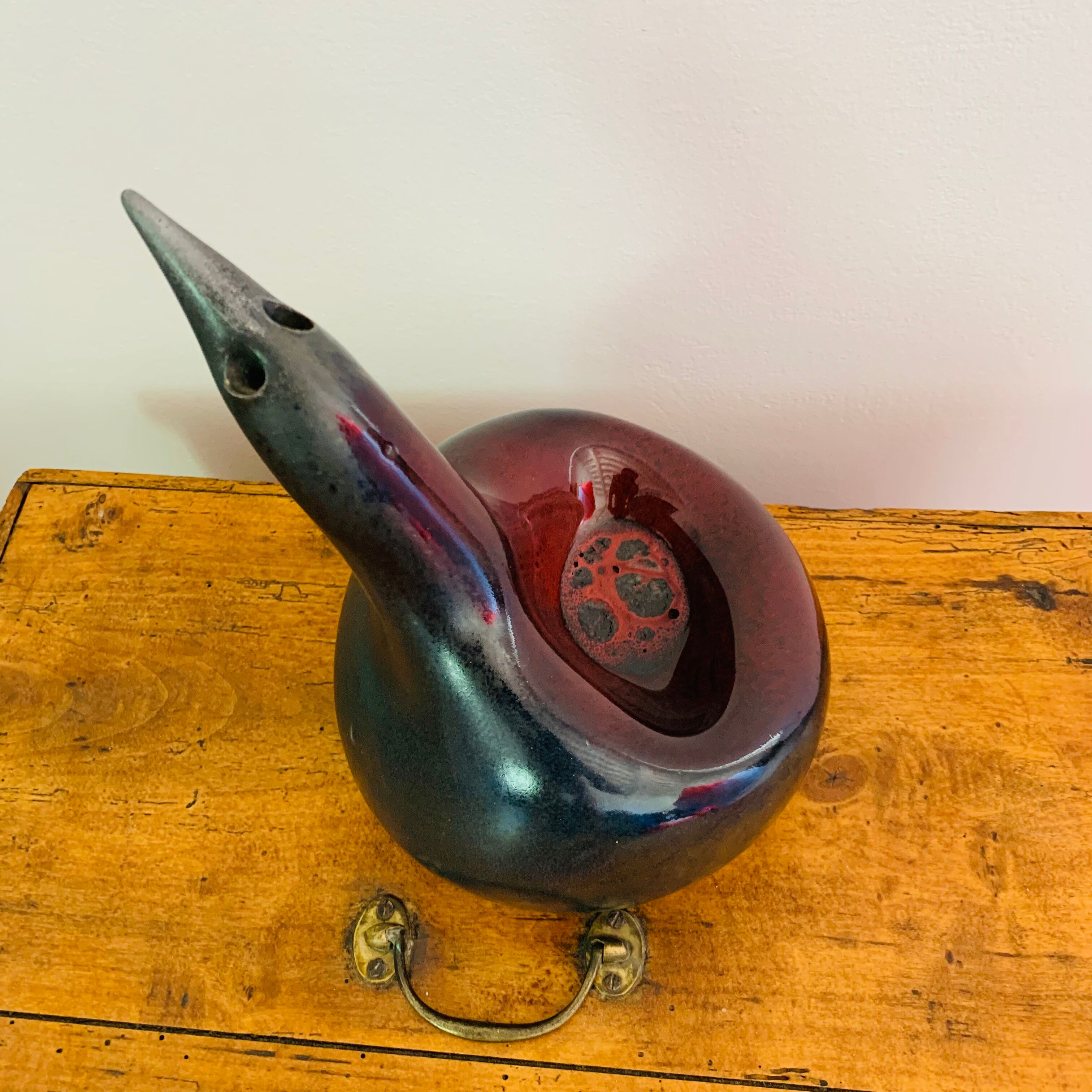 Sea lion-shaped pocket emptier by Alexandre Kostanda Vallauris