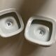Pair of Scandinavian candle holders 1970 Thomas Rosenthal