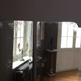 Bevelled mirrors 151x74cm
